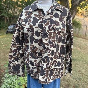 Men's Camouflage Field Jacket Medium Vintage